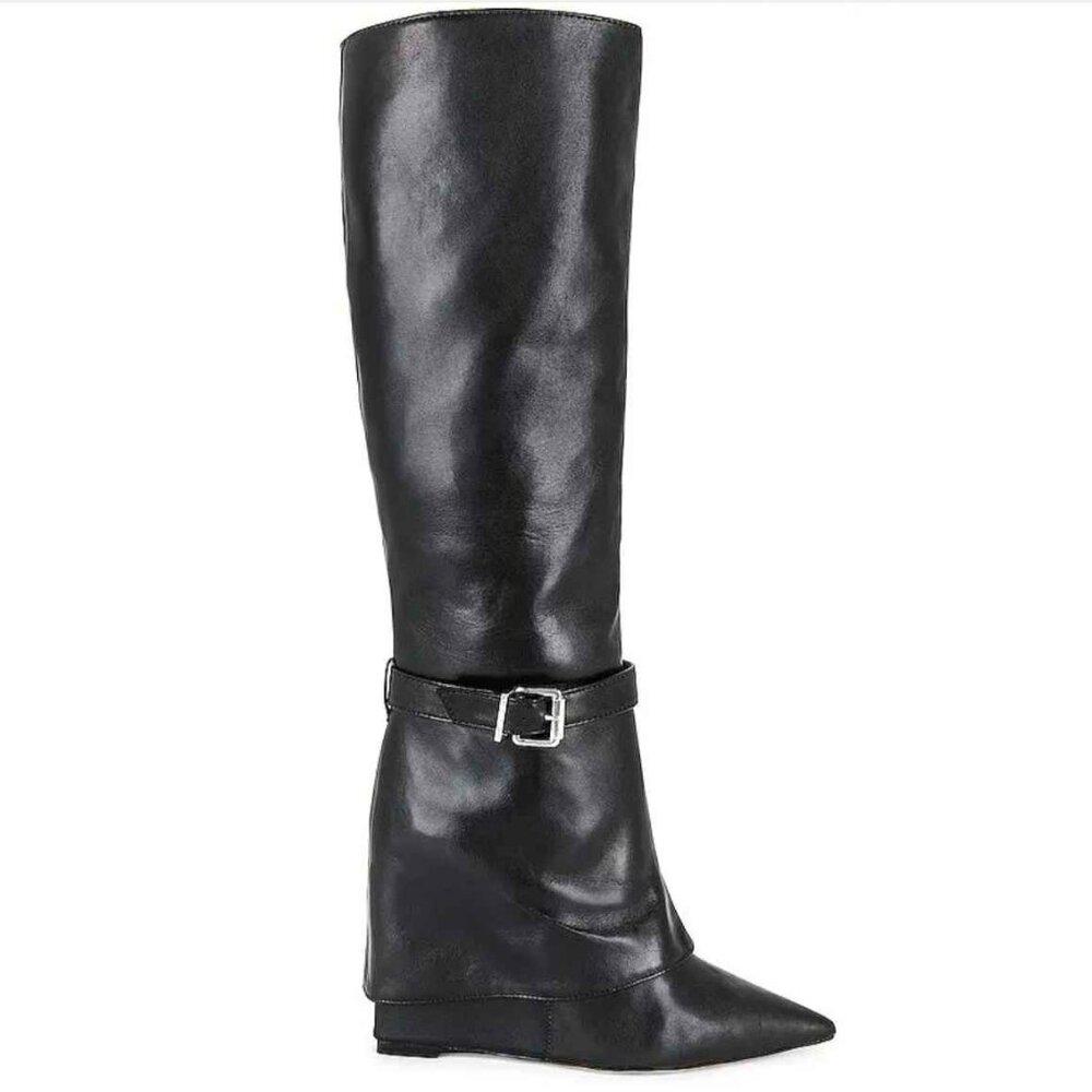 Schutz Jorian Up Leather Boots